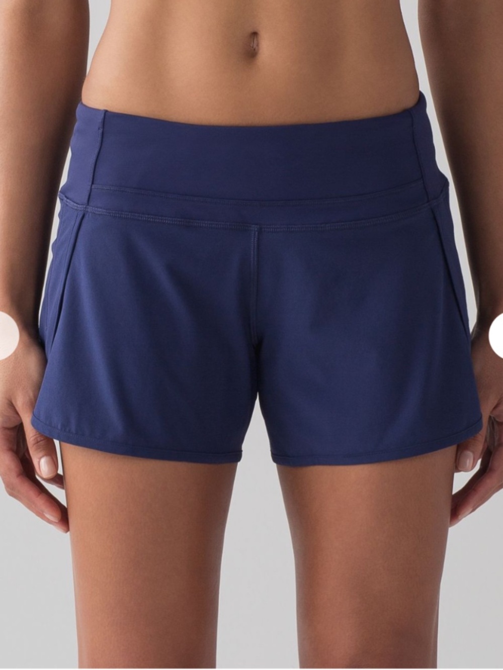 Lululemon Run Times Short II - 4" Inseam - Size 6 - Navy Blue